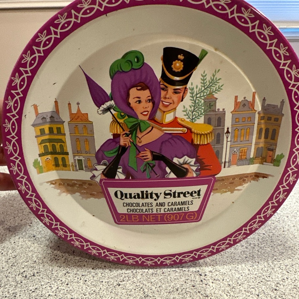Vintage Quality Street Decorative Tin
